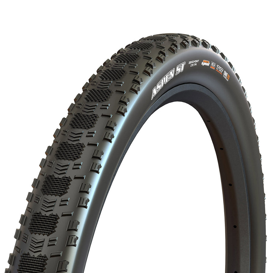 Maxxis, Aspen ST, Mountain Tire, 29''2.25, Folding, Tubeless Ready, MaxxSpeed, EXO, 120TPI, Black