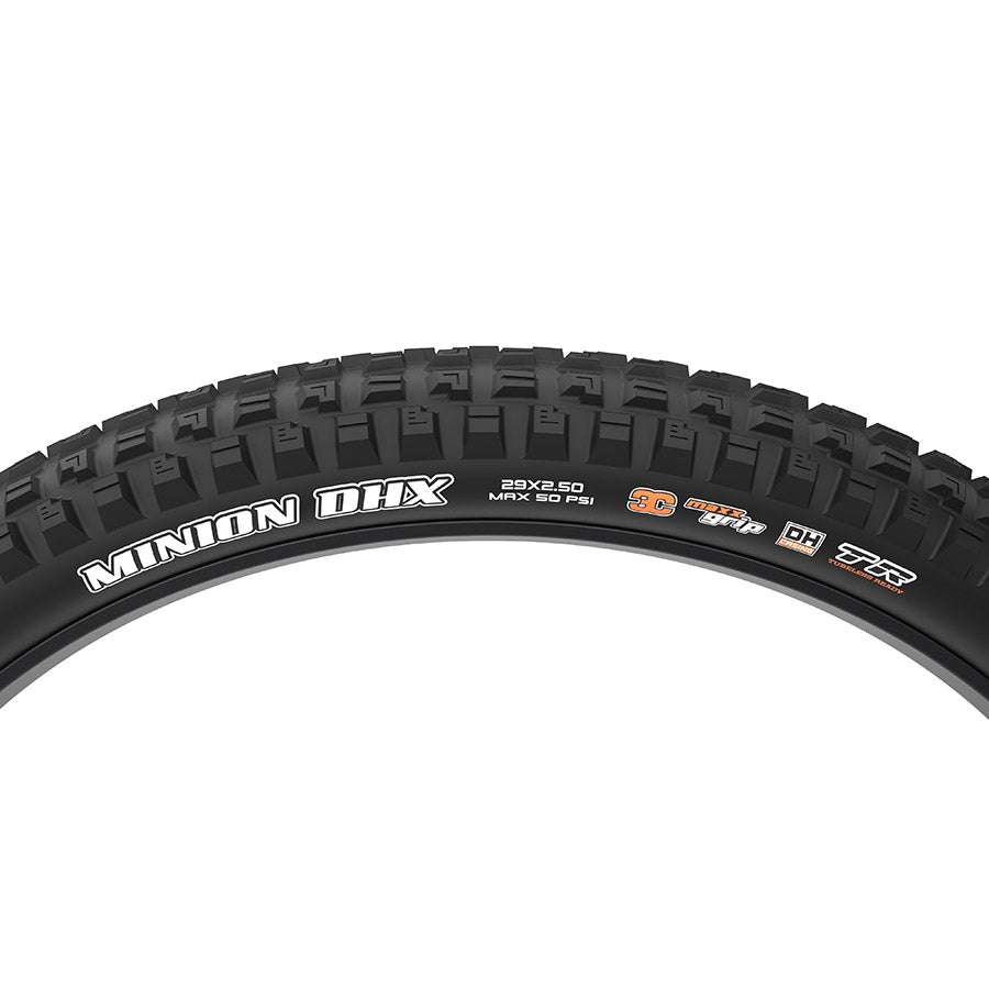 Maxxis, Minion DHX, Mountain Tire, 27.5''x2.50, Folding, Tubeless Ready, 3C Maxx Grip, DH, 120x2TPI, Black