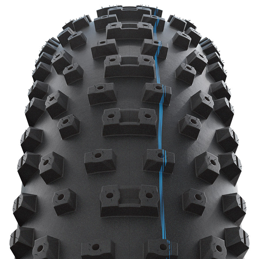 Schwalbe, AL Mighty, Mountain Tire, 26x4.80, Folding, Clincher, Addix Speedgrip, SnakeSkin, 67TPI, Black