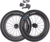 Dirt Hero, Wheel Kit, Front and Rear, 12'', Black