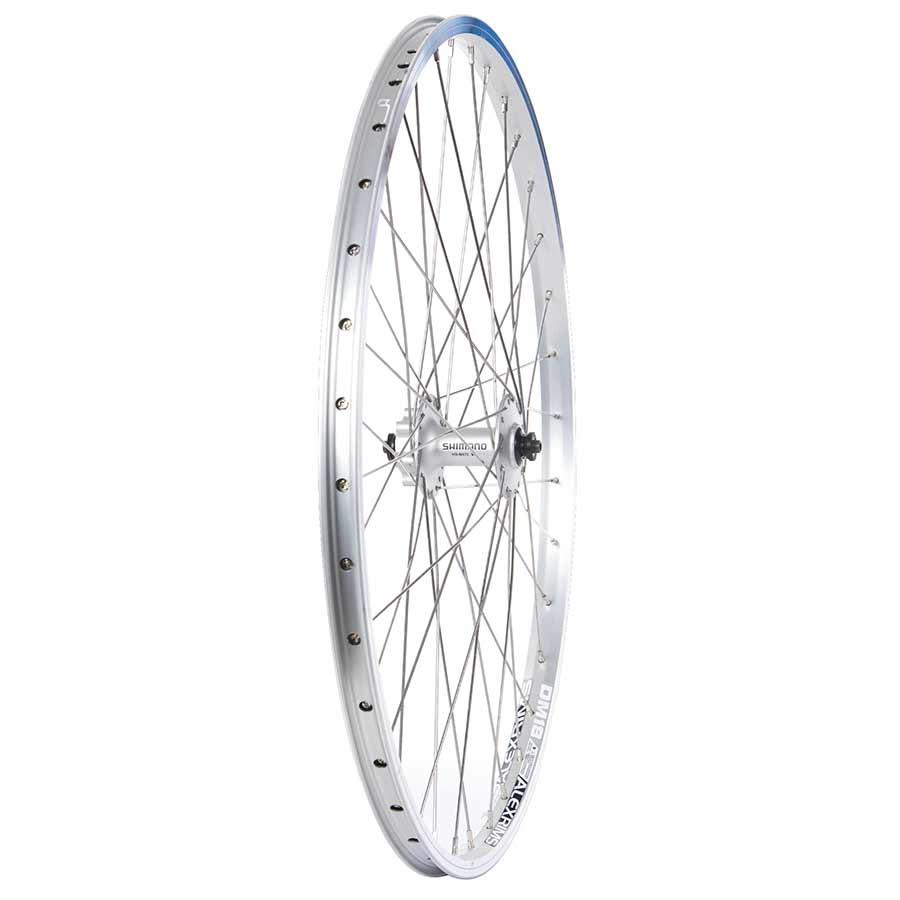 Wheel Shop - Double Wall - 26" - Alex DM18 Silver/Stainless Silver Wheels _ Unite - B1keparts.com