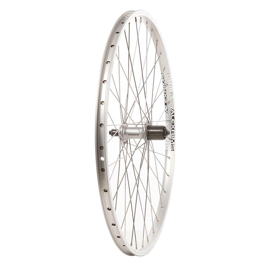 Wheel Shop - Double Wall - 26" - Alex DM18 Silver/Stainless Silver Wheels _ Unite - B1keparts.com