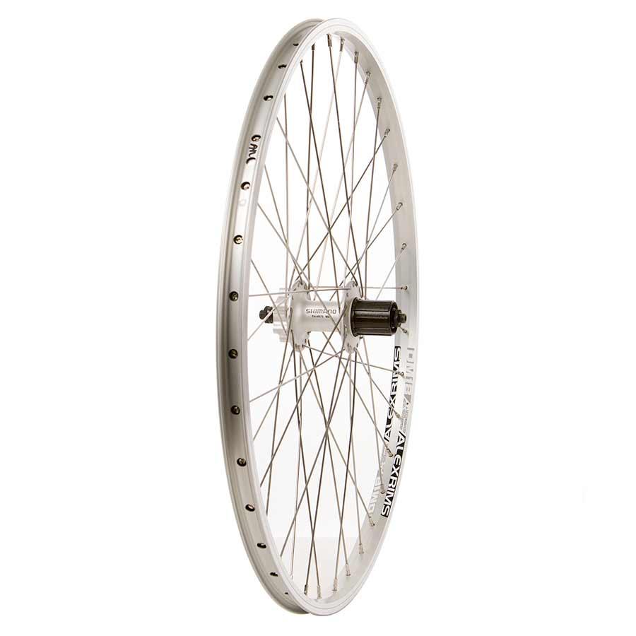 Wheel Shop - Double Wall - 26" - Alex DM18 Silver/Stainless Silver Wheels _ Unite - B1keparts.com