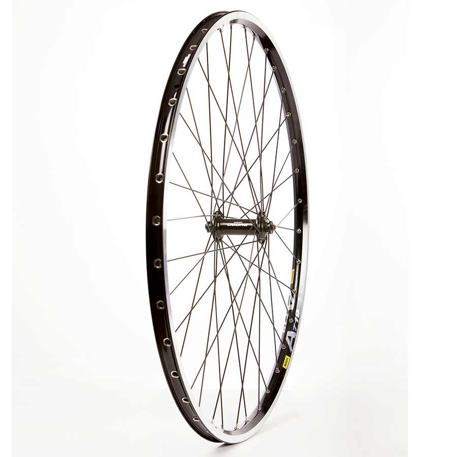 Wheel Shop - Road/Touring - 700C - Mavic A719 Black/Sapim Leader Black Wheels _ Unite - B1keparts.com
