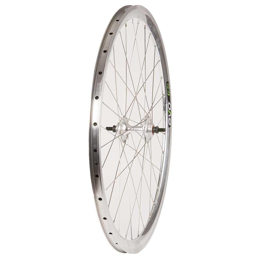 Wheel Shop - Road/Track - 700C - Evo Tour 19 Aero Silver/Stainless Wheels _ Unite - B1keparts.com