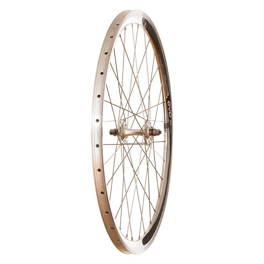 Wheel Shop - Road/Track - 700C - Evo Tour 19 Aero Silver/Stainless Wheels _ Unite - B1keparts.com