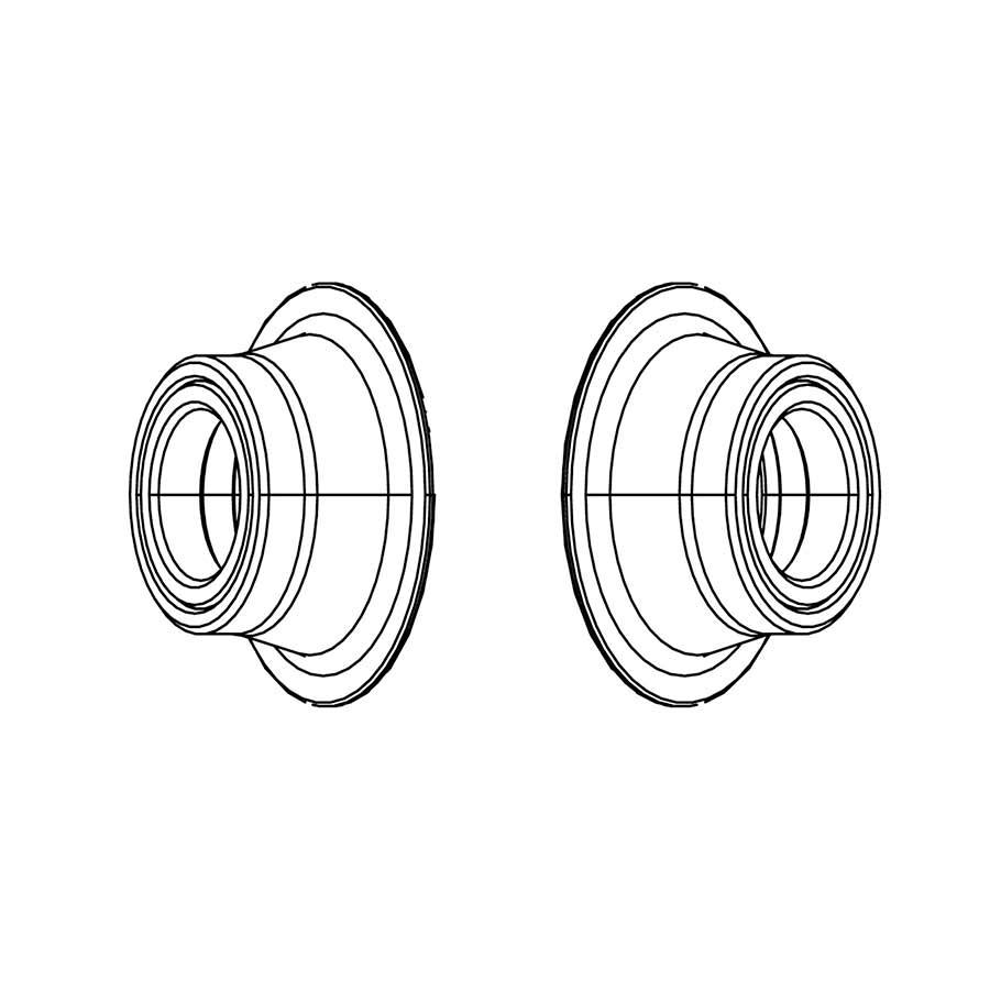 Zipp - 77/177 Conversion Caps Hub/Rim Parts and Accessories _ Unite - B1keparts.com