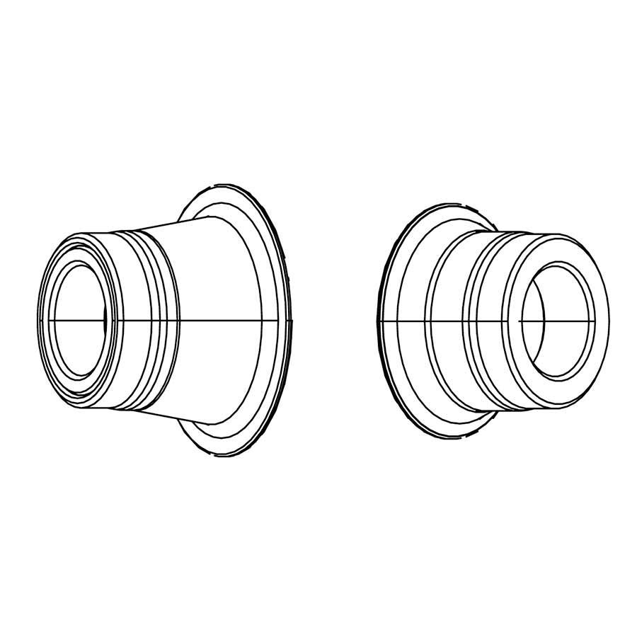 Zipp - 77/177 Conversion Caps Hub/Rim Parts and Accessories _ Unite - B1keparts.com