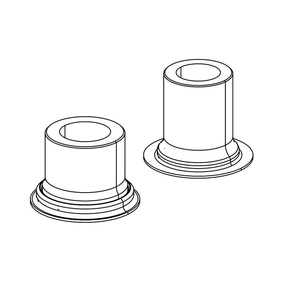 Zipp - ZM2 SL Rear End Caps Hub/Rim Parts and Accessories _ Unite - B1keparts.com