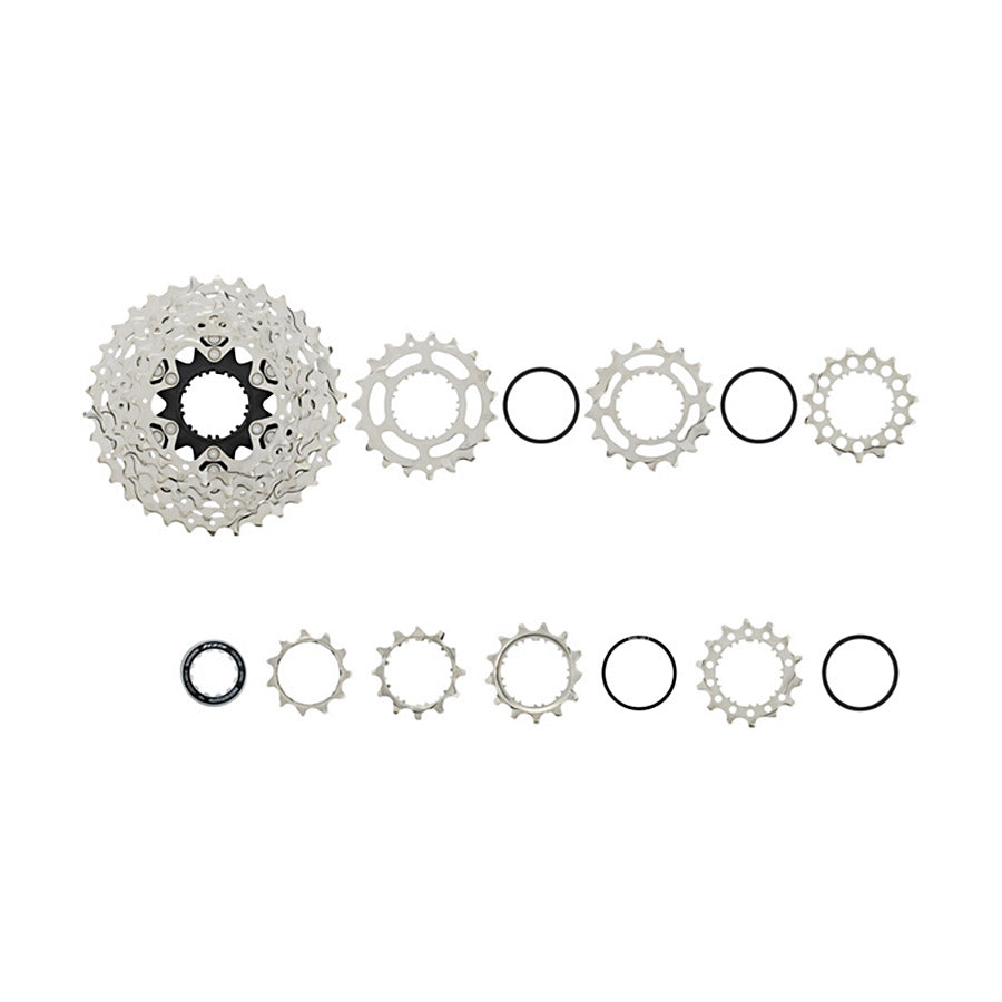 Shimano, 105 CS-R7101, Cassette, Nickel plated, Speed: 12, 11-34T, HG+ 12sp Road ONLY, ICSR710112134