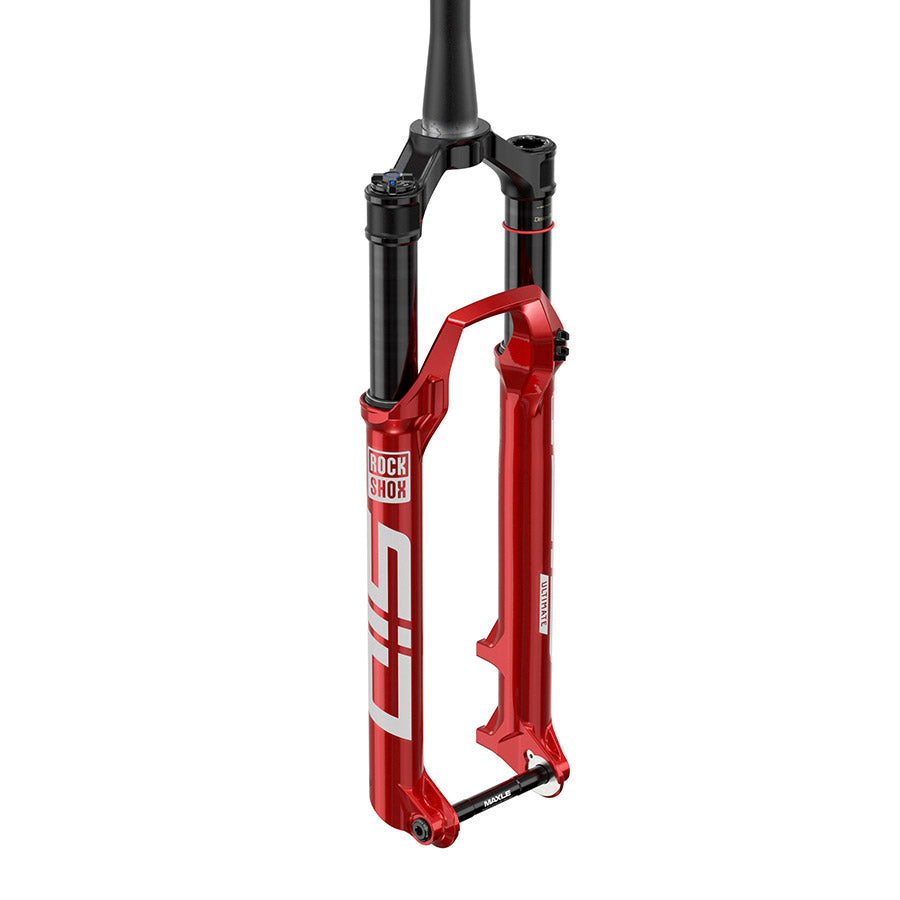 RockShox, SID Ultimate 2P D1, Suspension Fork, 29'', DebonAir, 120mm, 1-1/8''-1.5'', 15x110mm TA, Rake: 44mm, Red, Remote: Sold Separately