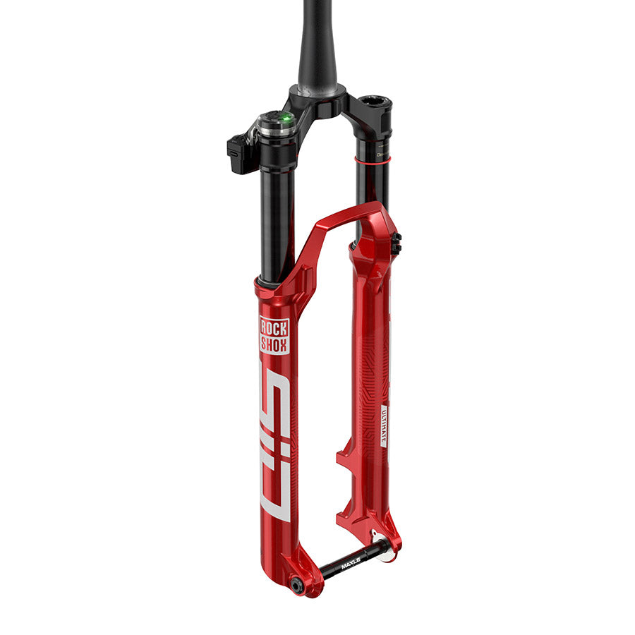 RockShox, SID Ult Flight Attendant D1, Suspension Fork, 29'', DebonAir, 120mm, 1-1/8''-1.5'', 15x110mm TA, Rake: 44mm, Red, Remote: Sold Separately