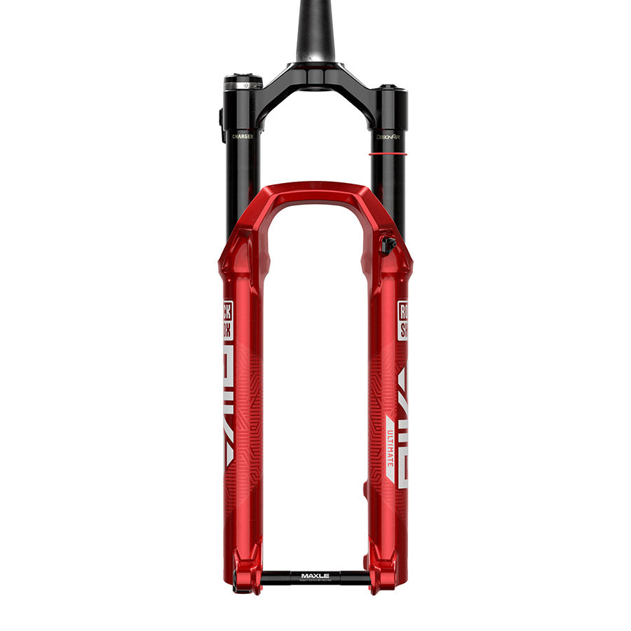 RockShox, Pike Ult Flight Attendant A3, Suspension Fork, 29'', DebonAir+ W/ButterCups, 140mm, 1-1/8''-1.5'', 15x110mm TA, Rake: 44mm, Red, Remote: Sold Separately