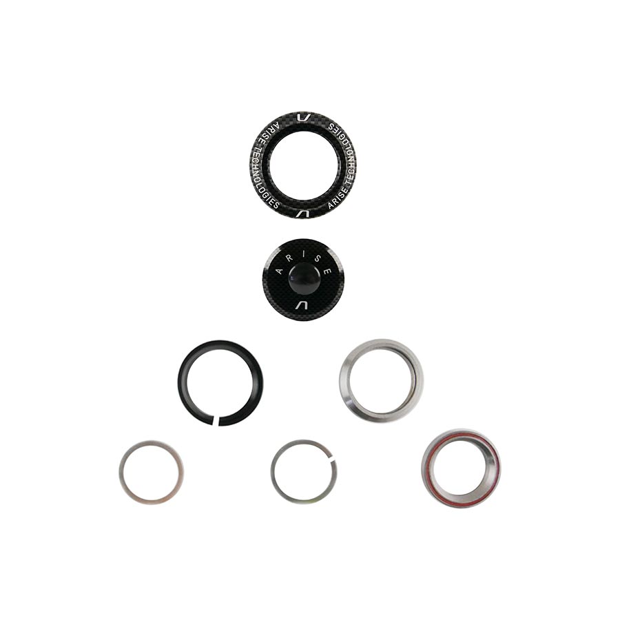 ARISE, Crystal 8, Headset, Integrated, Complete, Black