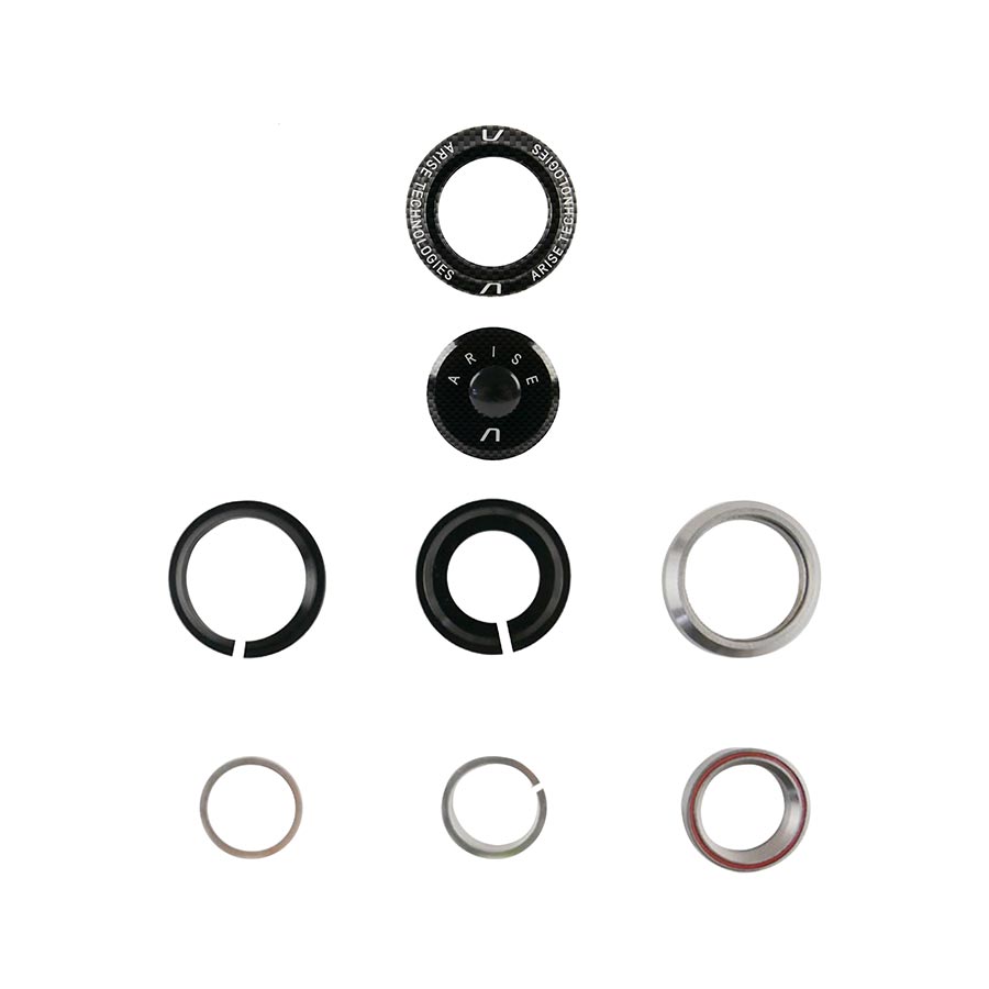 ARISE, Crystal 8, Headset, Integrated, Complete, Black