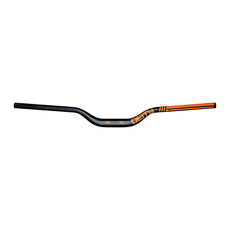Deity Highside 35 MTB Handlebar 800mm 35mm clamp - Orange - Rise 50mm