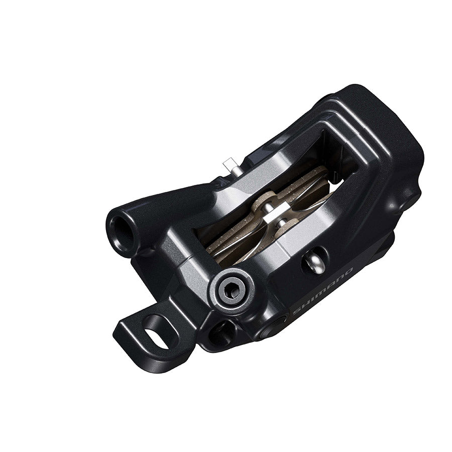 Shimano, BR-MT600, MTB Hydraulic Disc Brake, Front or Rear, Post mount, Disc: 200 or 220mm (not included), Black, EBRMT600MPRX