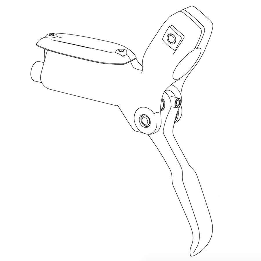 SRAM - Level Bronze Stealth Hydraulic MTB Brake Levers _ Unite - B1keparts.com