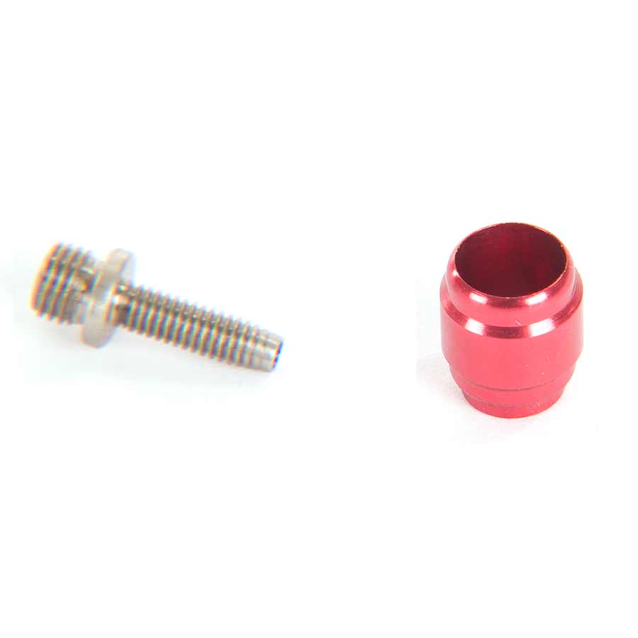 SRAM, 11.5378.803.004, Hydraulic Disc Brake Hose Fitting Kit (includes 1 threaded hosebarb, 1 red comp fitting) Qty 1 - Stealthamajig