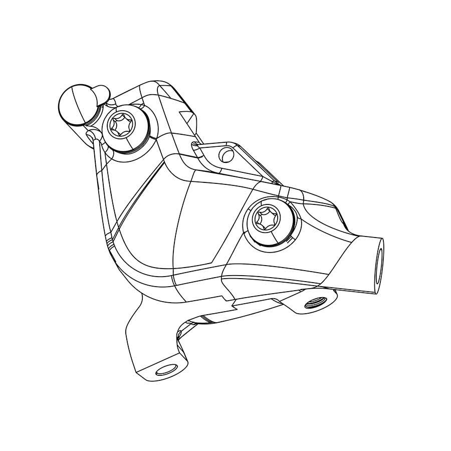 SRAM - Red ETAP AXS Disc Caliper Disc Brake Parts and Accessories _ Unite - B1keparts.com