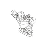 SRAM - Level TL Caliper Assembly Disc Brake Parts and Accessories _ Unite - B1keparts.com