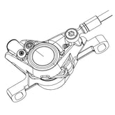 SRAM - Red eTap Caliper Assembly Disc Brake Parts and Accessories _ Unite - B1keparts.com