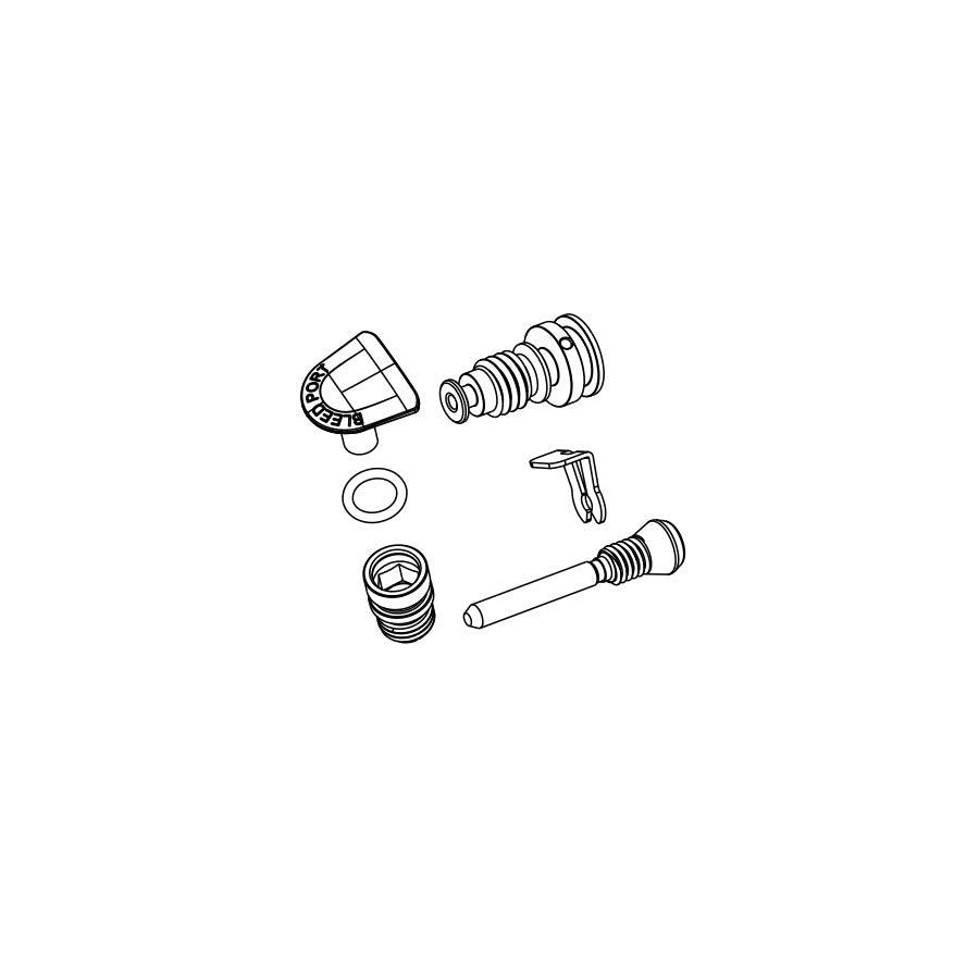 SRAM - Level Ult Caliper Hardware Kit Disc Brake Parts and Accessories _ Unite - B1keparts.com