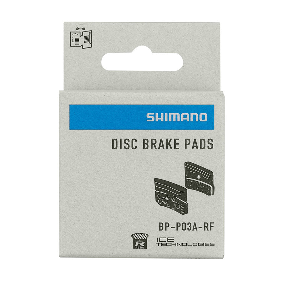 Shimano, P-Type, Disc Brake Pads, Shape: Shimano P-Type, Resin, IBPP03ARFA