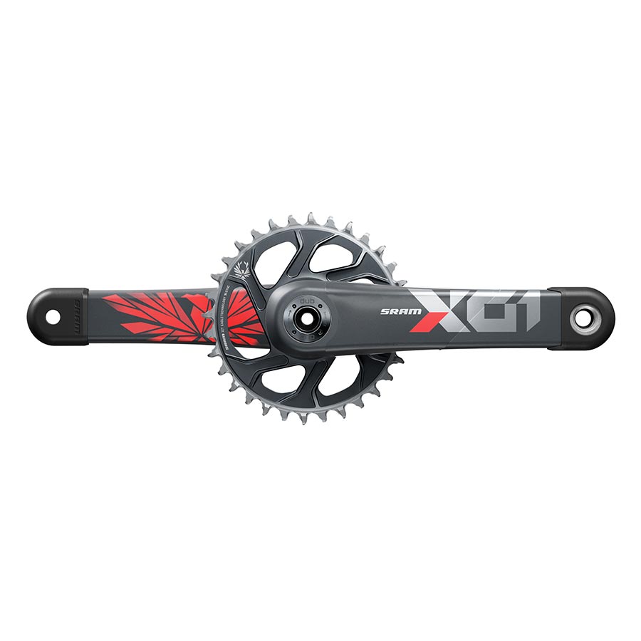 SRAM, X01 Eagle DUB C3, Crankset, Speed: 11/12, Spindle: 28.99mm, BCD: Direct Mount, 32, DUB, 165mm, Red, Boost
