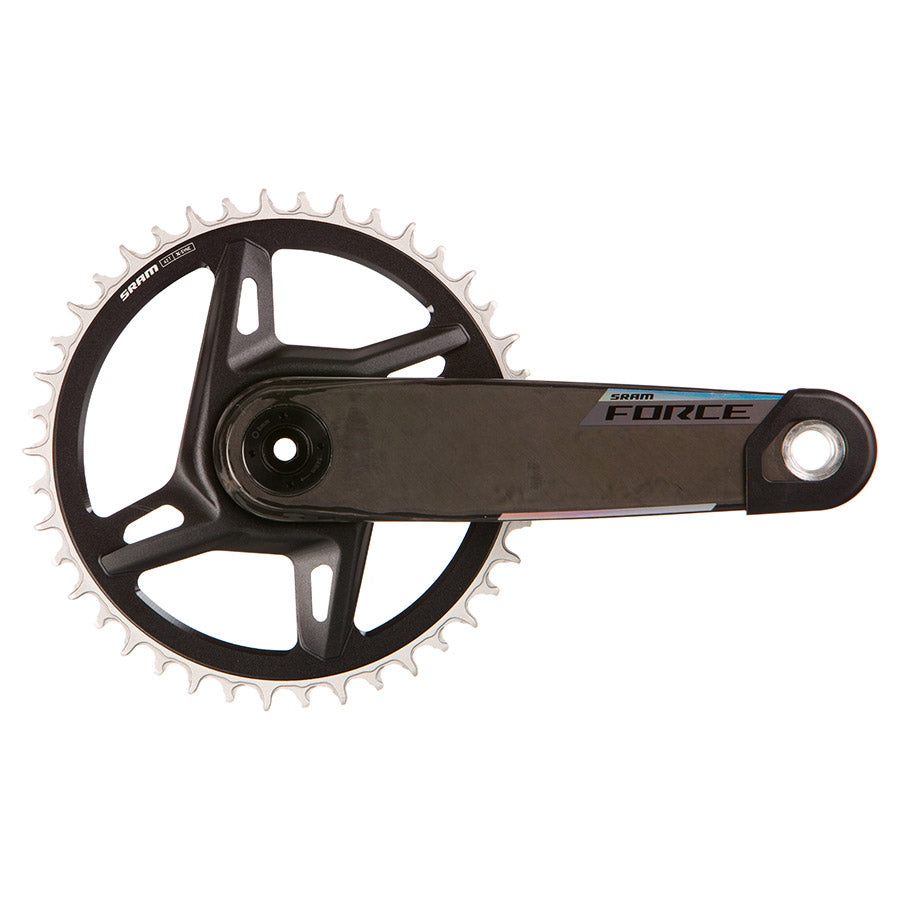 SRAM, Force 1x XPLR E1, Crankset, Speed: 12/13, Spindle: 28.99mm, BCD: Direct Mount SRAM 8 Bolt, 42, DUB, 160mm, Black, Road