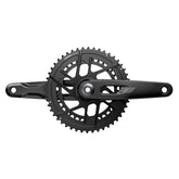 SRAM, Rival 2x E1, Crankset, Speed: 12, Spindle: 28.99mm, BCD: Direct Mount SRAM 8 Bolt, 48/35, DUB, 160mm, Black, Road