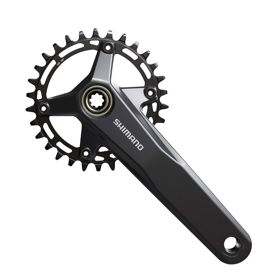 Shimano, FC-MT520-1, Crankset, Speed: 12, Spindle: 24mm, BCD: Direct Mount Shimano, 30, Hollowtech II, 165mm, Black, Boost, EFCMT520AXA0