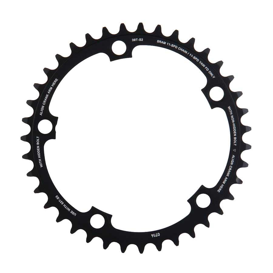 SRAM - Red22/Force22 39T 130mm - 11.6218.009.005 Chainrings _ Unite - B1keparts.com