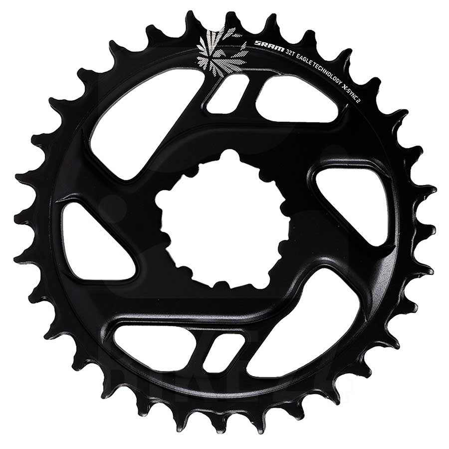 SRAM, 12SP X-Sync 2, 32T Chainring, 12sp, BCD: Direct Mount, 3mm offset, Aluminum, Black