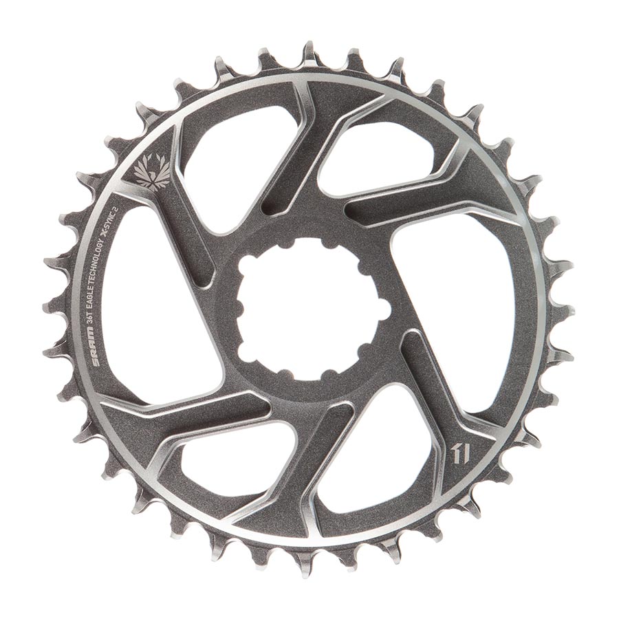 SRAM, X-SYNC 2 X01 Eagle Polar Grey, Chainring, Teeth: 36, Speed: 12, BCD: Direct Mount, Single, Alloy, Offset 3mm, Grey