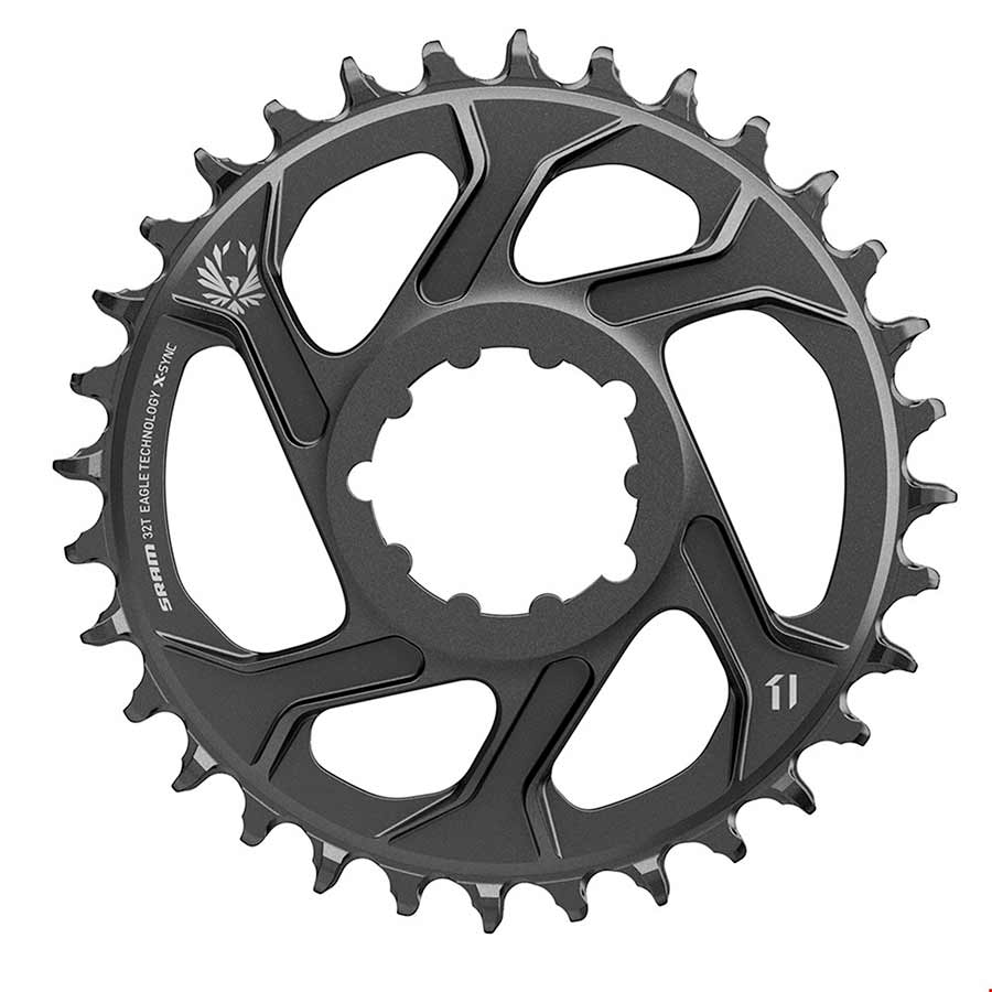 SRAM, X-SYNC 2 SL XX1 Eagle Lunar Grey 3mm, Chainring, Teeth: 32, Speed: 12, BCD: Direct Mount, Single, Alloy, Grey