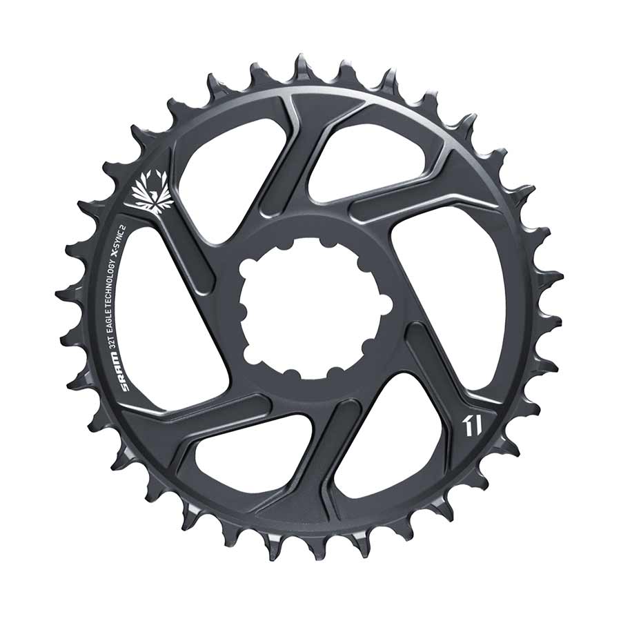 SRAM, GX Eagle C1, Chainring, Teeth: 32, Speed: 11/12, BCD: Direct Mount, Aluminum, Grey, 3mm