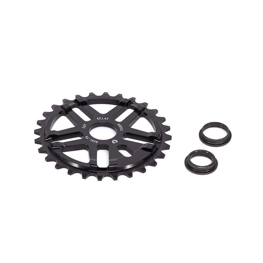 Eclat, Abyss, Chainring, Teeth: 25, 6061-T6 Aluminum, Silver