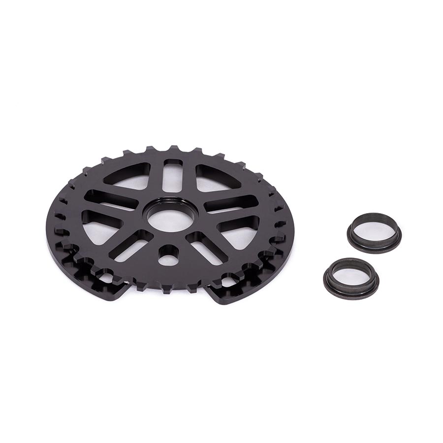 Eclat, Abyss Guard, Chainring, Teeth: 25, 7075-T6 Aluminum, Black