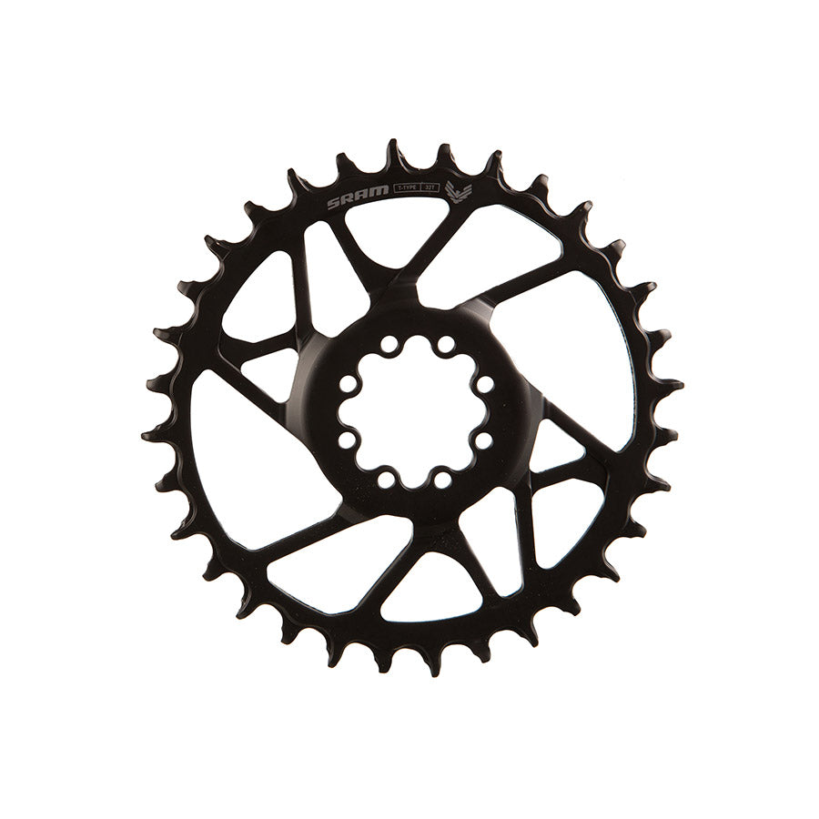 SRAM, S1000 Steel 8 Bolt, Chainring, Teeth: 30, Speed: 12, BCD: Direct Mount, Bolts: 8, Steel, Black