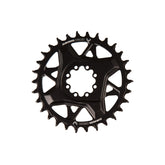 SRAM, S1000 Aluminum 8 Bolt, Chainring, Teeth: 30, Speed: 12, BCD: Direct Mount, Bolts: 8, Aluminum, Black