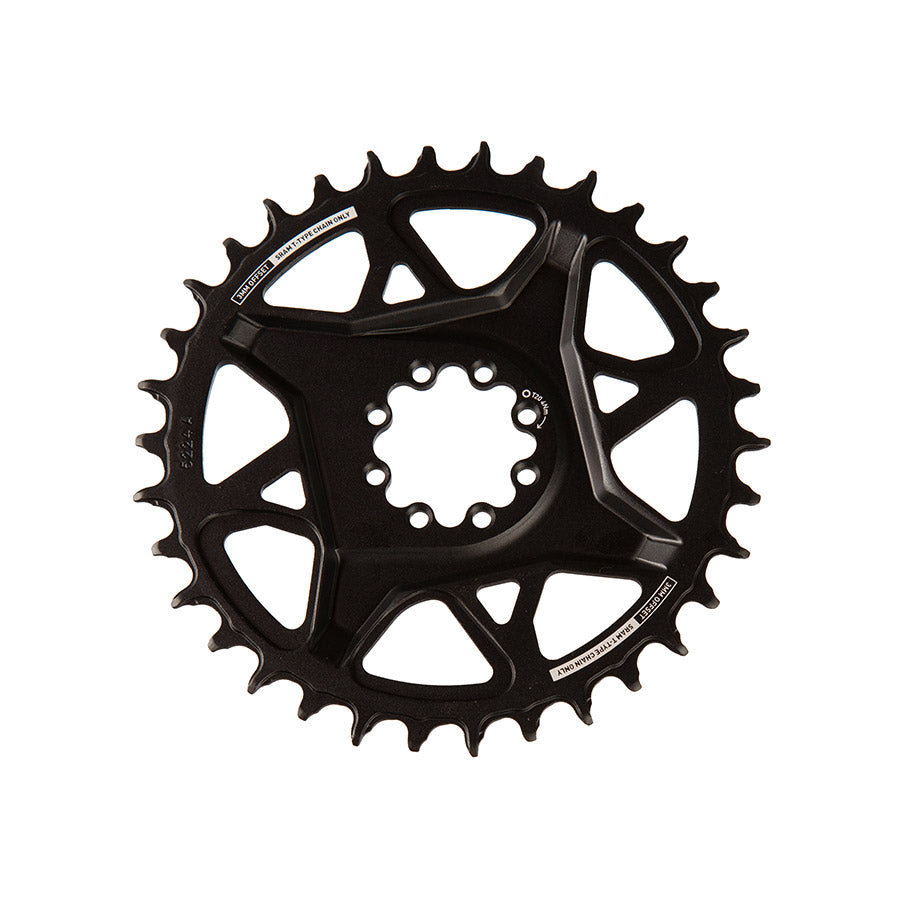 SRAM, S1000 Aluminum 8 Bolt, Chainring, Teeth: 30, Speed: 12, BCD: Direct Mount, Bolts: 8, Aluminum, Black