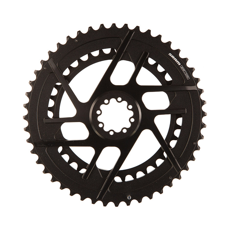 SRAM, Rival E1 2x Direct Mount, Chainring, Teeth: 46/33, Speed: 12, BCD: Direct Mount SRAM 8 Bolt, Black