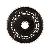 SRAM, Force E1 2x Thread Mount, Chainring, Teeth: 46/33, Speed: 12, BCD: Thread Mount, Black