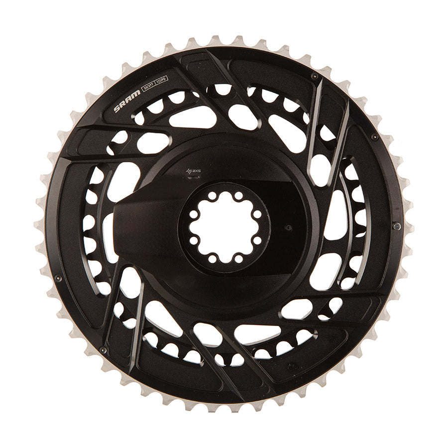 SRAM, Force E1 2x Thread Mount, Chainring, Teeth: 46/33, Speed: 12, BCD: Thread Mount, Black