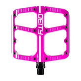 Deity, Flat Trak, Platform Pedals, Body: Aluminum, Spindle: Cr-Mo, 9/16'', Pink, Pair
