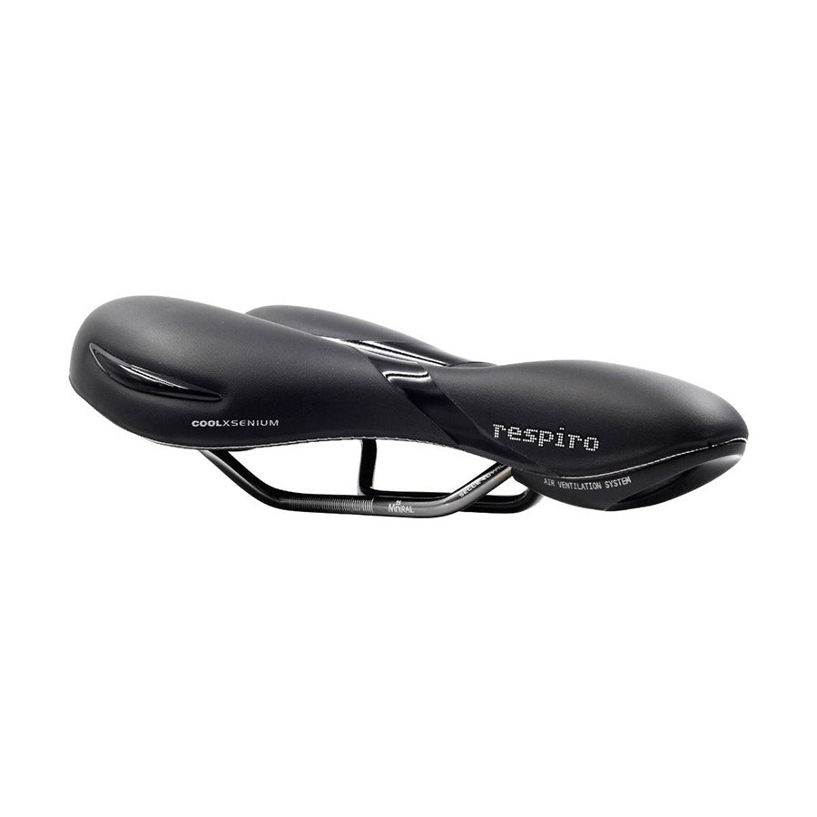 Selle Royal, Respiro Athletic Stracciatella, Saddle, 279 x 159mm, Unisex, 429g, Black