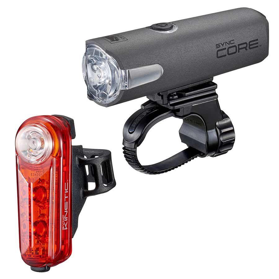 CatEye, Sync Core & Sync Kinetic Kit, Light, Set, Black