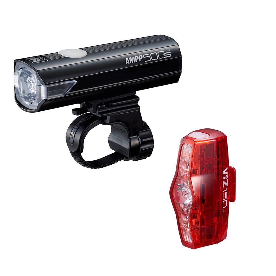 CatEye, AMPP500S/ViZ150, Light, Set, Black, Set