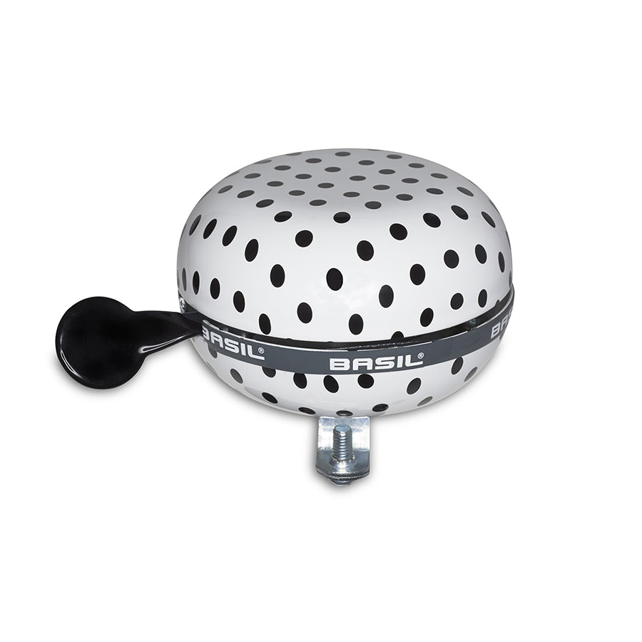 Basil, Polka Dot, Bell, 80mm, Red